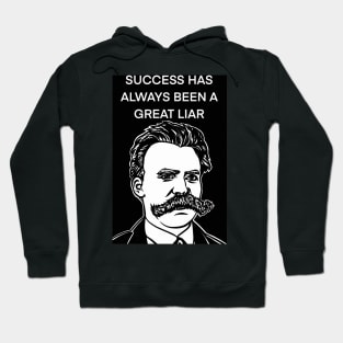 FRIEDRICH NIETZSCHE quote .7 - ink portrait Hoodie